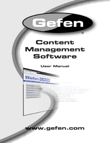 Gefen EXT-HD-DSMP User manual | Manualzz