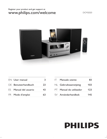 Philips DCM2020 User manual Philips DCM2020 User manual
