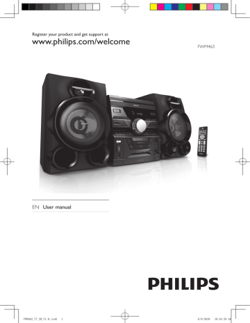 Philips Mini Hi-Fi System FWM463X User manual | Manualzz Philips Mini Hi-Fi System FWM463X User manual | Manualzz