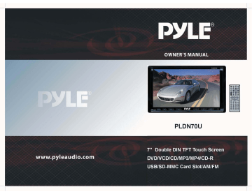Pyle PLDN70U car media receiver Instruction manual | Manualzz