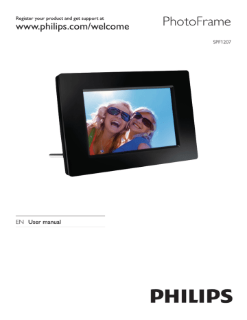 Philips SPF1207 User manual Philips SPF1207 User manual