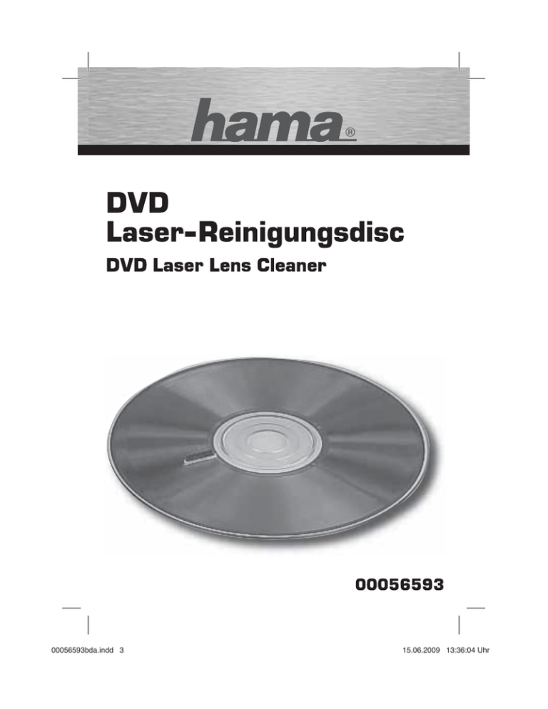 Hama 00056593 User manual Hama 00056593 User manual