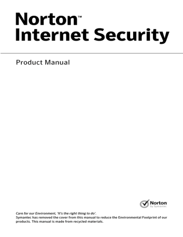 Symantec Norton AntiVirus Tr 2012 Product manual | Manualzz