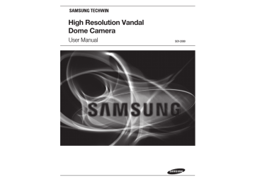 Samsung SCV-2080 User manual Samsung SCV-2080 User manual