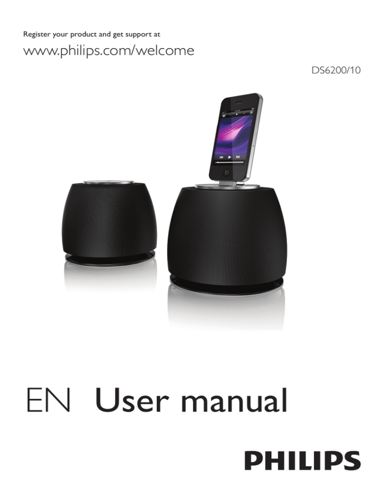 Philips DS6200/10, DS6200 User manual Philips DS6200/10, DS6200 User manual