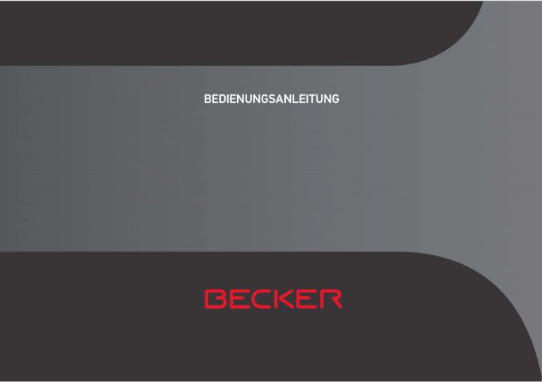 Becker READY 50 EU 19 User manual Becker READY 50 EU 19 User manual
