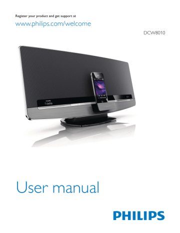 Philips DCW8010 User manual Philips DCW8010 User manual
