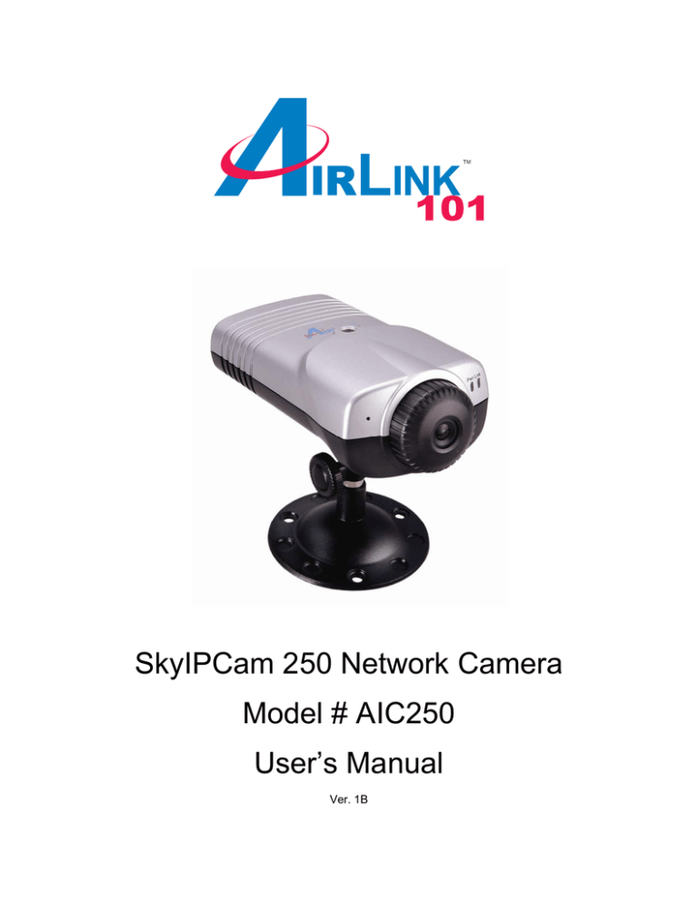 AirLink AIC250 User manual AirLink AIC250 User manual