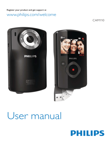 Philips CAM110RD/37, CAM110BL/37, CAM110SL/37, CAM110BU, CAM110BU/37, CAM110SL, CAM110RD User manual Philips CAM110RD/37, CAM110BL/37, CAM110SL/37, CAM110BU, CAM110BU/37, CAM110SL, CAM110RD User manual