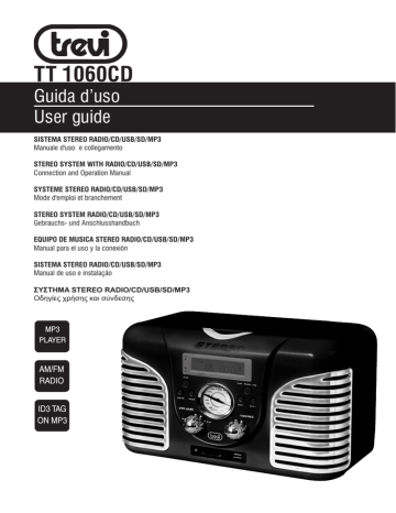 Trevi TT 1060 CD Benutzerhandbuch | Manualzz