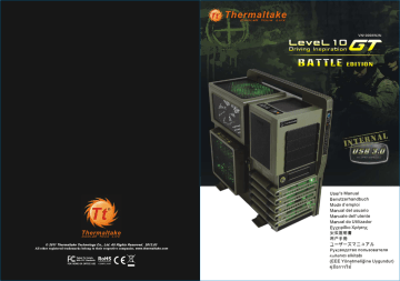 Thermaltake Level 10 GT Battle Edition User's manual | Manualzz