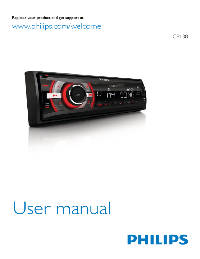 Philips CE138 User manual Philips CE138 User manual