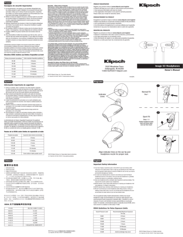 Klipsch Image S3 Owner's manual | Manualzz