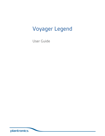 Plantronics Voyager Legend User guide | Manualzz