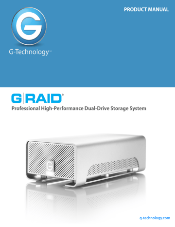 G-Technology G-RAID Product Manual | Manualzz