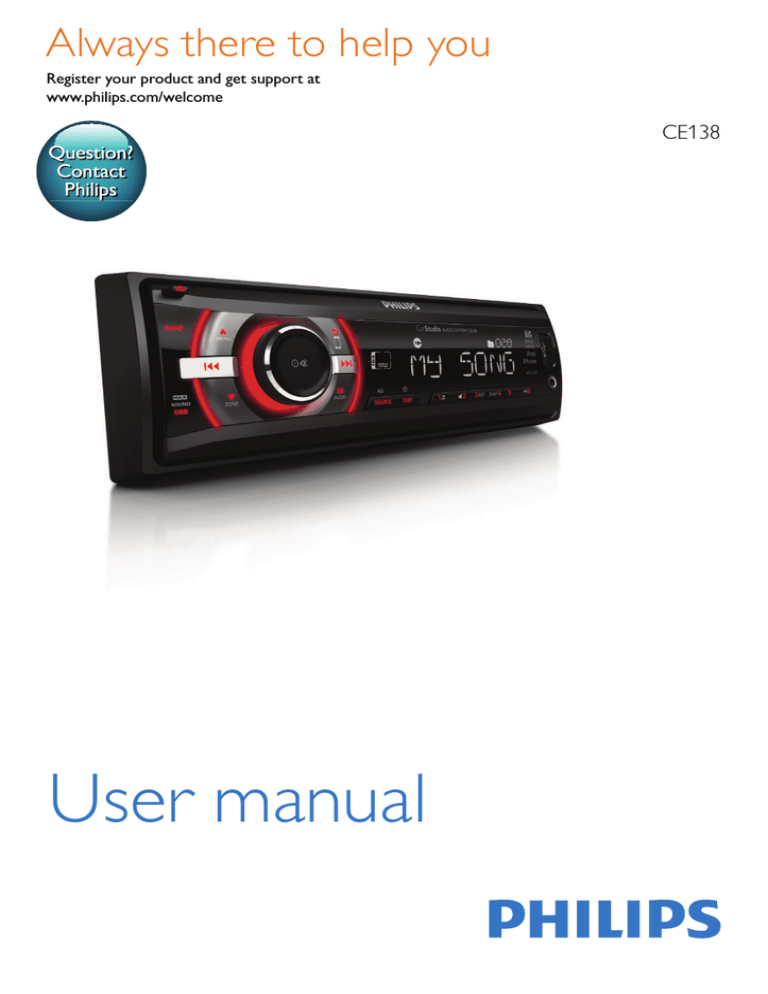 Philips CE138 User manual Philips CE138 User manual