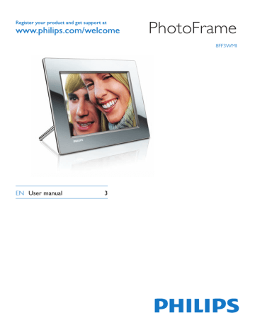 Philips PhotoFrame 8FF3WMI User manual | Manualzz Philips PhotoFrame 8FF3WMI User manual | Manualzz