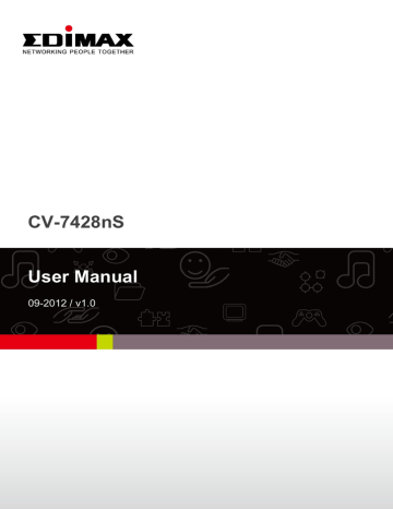 Edimax CV-7428nS User manual | Manualzz Edimax CV-7428nS User manual | Manualzz