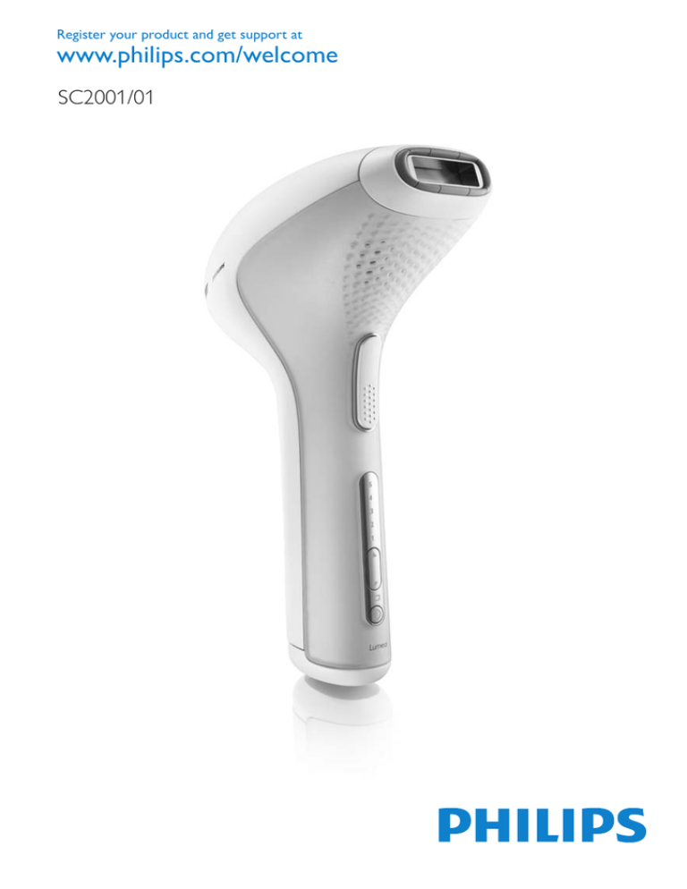 Philips Lumea, SC2001/00 Specification Philips Lumea, SC2001/00 Specification