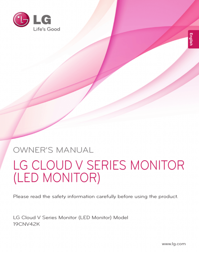 LG 19CNV42K Owner's manual LG 19CNV42K Owner's manual