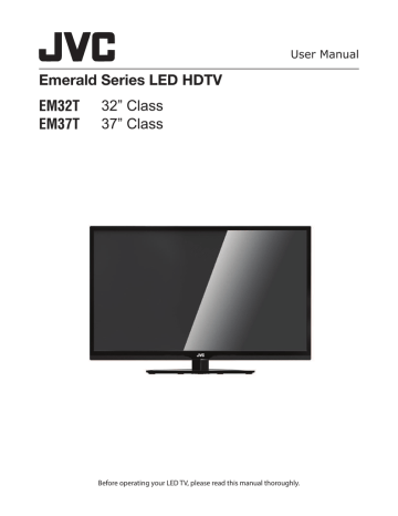 JVC EM32T LED TV User manual | Manualzz
