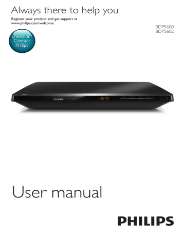 Philips 5000 series BDP5600 User manual | Manualzz