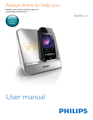 Philips AJ5305D/12 User manual User manual | Manualzz Philips AJ5305D/12 User manual User manual | Manualzz