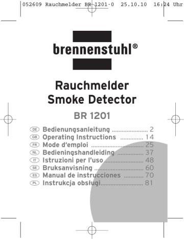 Brennenstuhl BR 1201 Operating instructions | Manualzz