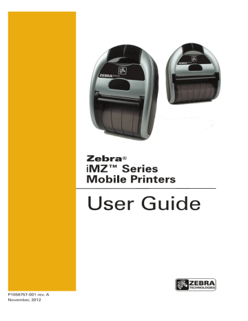 Forced Download Description and LED Behavior. Zebra iMZ320, P1056757-001, iMZ220, MZ UG | Manualzz