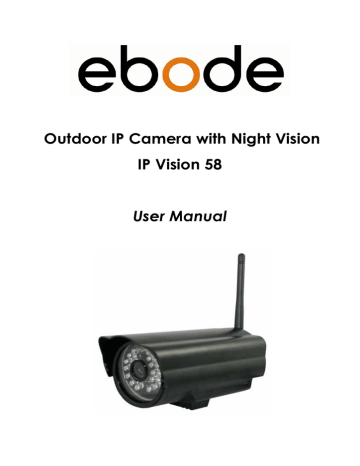 ebode IPV58 surveillance camera | Manualzz