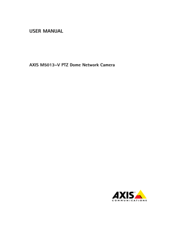 yApplications. Axis M5013-V | Manualzz