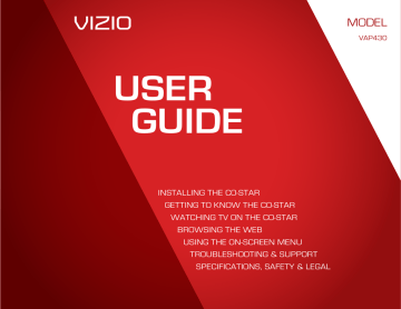 VIZIO ISG-B03 User guide | Manualzz VIZIO ISG-B03 User guide | Manualzz