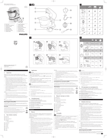 Philips HR7915/00, HR7920/90 User manual Philips HR7915/00, HR7920/90 User manual
