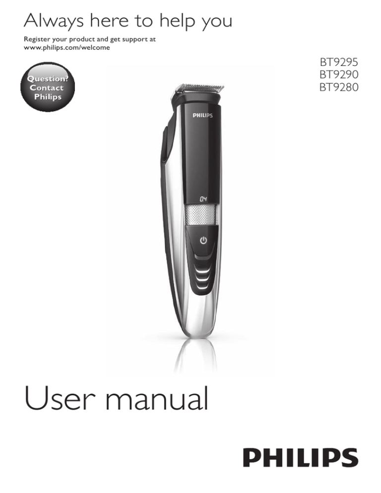 Philips BT9295, BT9280, BT9280/32, BT9290, BT9280/33, BT9295/32, BT9290/32 User manual Philips BT9295, BT9280, BT9280/32, BT9290, BT9280/33, BT9295/32, BT9290/32 User manual