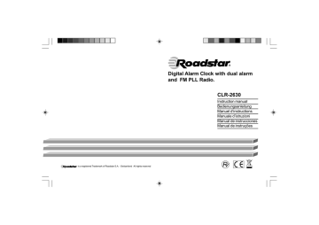 Roadstar CLR-2630/RD Instruction manual | Manualzz