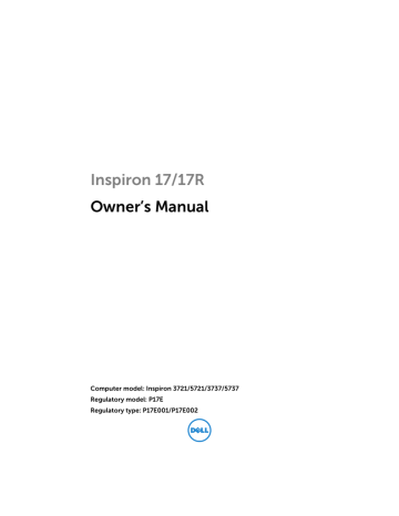 DELL Inspiron 5737 Owner's manual | Manualzz DELL Inspiron 5737 Owner's manual | Manualzz