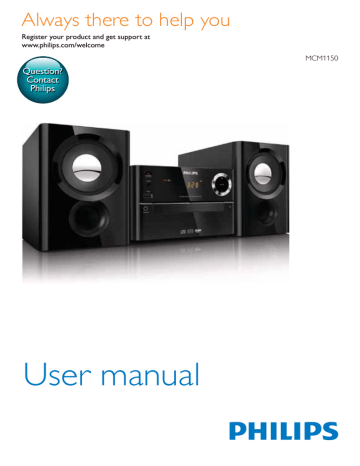 Philips MCM1150 User manual | Manualzz Philips MCM1150 User manual | Manualzz