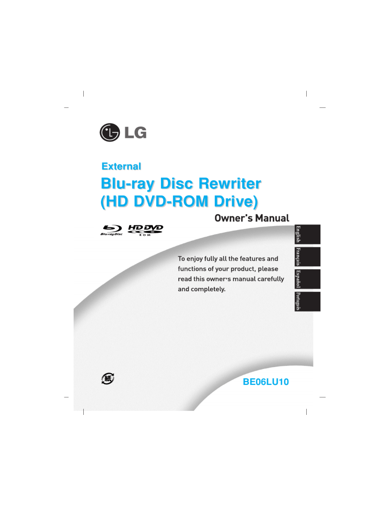 LG BE06LU10 Specification LG BE06LU10 Specification