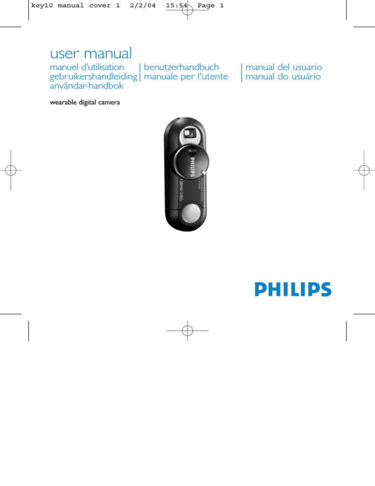 Philips KEY010, KEY010/00, KEY010/17, Key 010 User manual Philips KEY010, KEY010/00, KEY010/17, Key 010 User manual