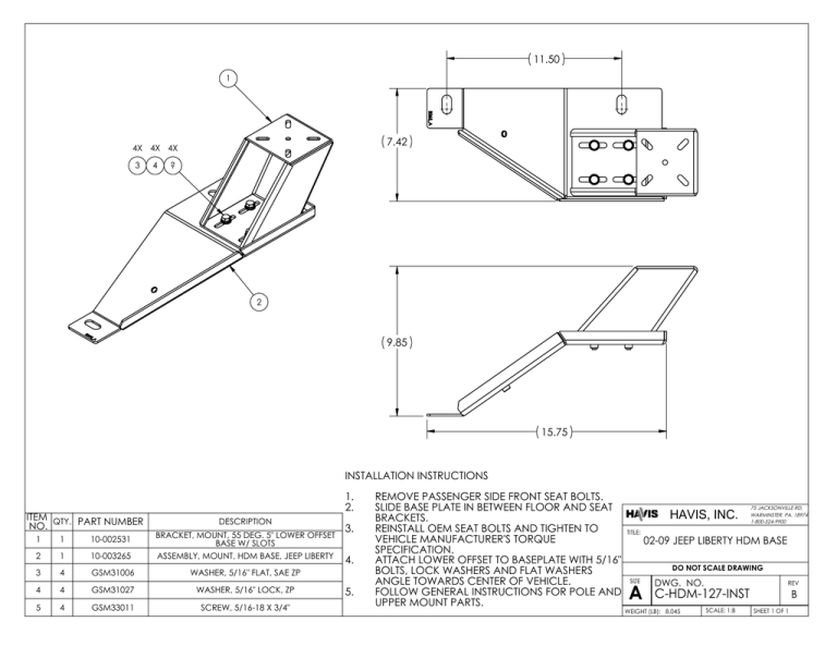Panasonic C-HDM-127 Installation Instructions Panasonic C-HDM-127 Installation Instructions