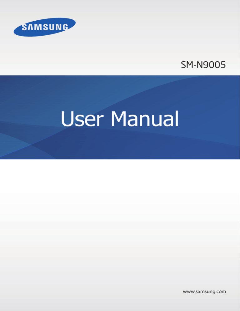 Samsung SM-N9005, 3G/4G User manual Samsung SM-N9005, 3G/4G User manual