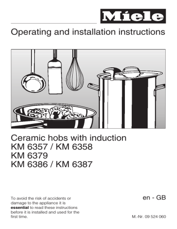 Miele KM 6387 PowerFlex Installation Instructions | Manualzz