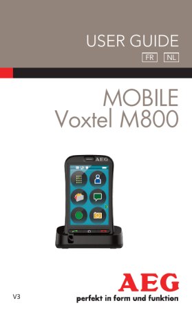 AEG Voxtel M800 User guide AEG Voxtel M800 User guide