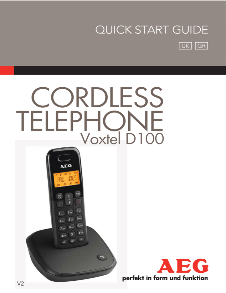 AEG D100, Voxtel D100 Installation guide AEG D100, Voxtel D100 Installation guide