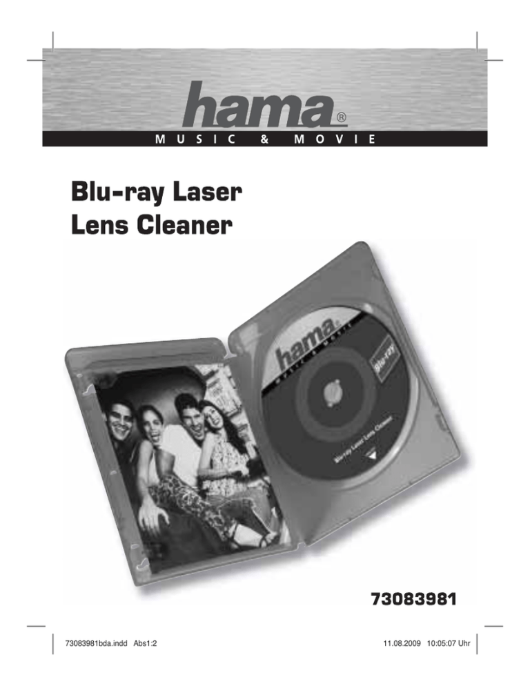 Hama 73083981 User manual Hama 73083981 User manual