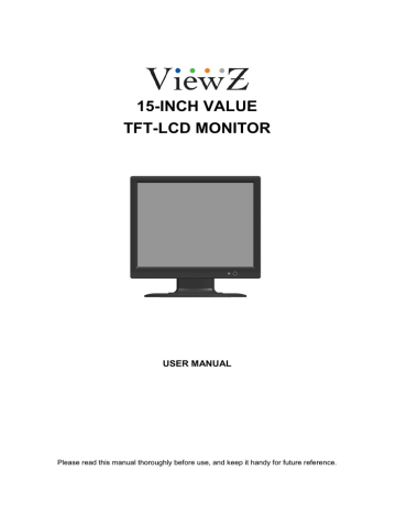 ViewZ VZ-15RTV User manual | Manualzz ViewZ VZ-15RTV User manual | Manualzz