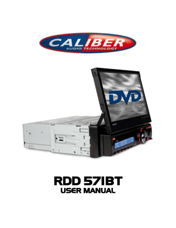 Caliber RDD571BT car media receiver Instruction manual | Manualzz