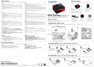 Gigabyte GB-BXA8G-8890 barebone Manual | Manualzz