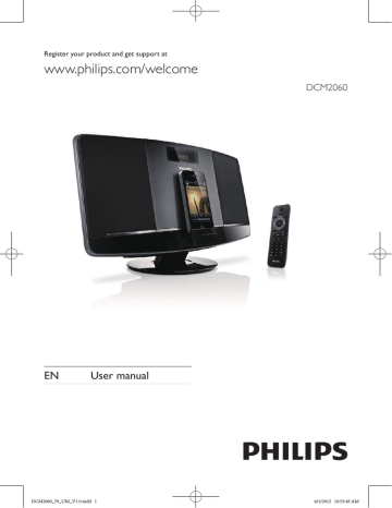 Philips DCM2060/79, DCM2060 User manual Philips DCM2060/79, DCM2060 User manual