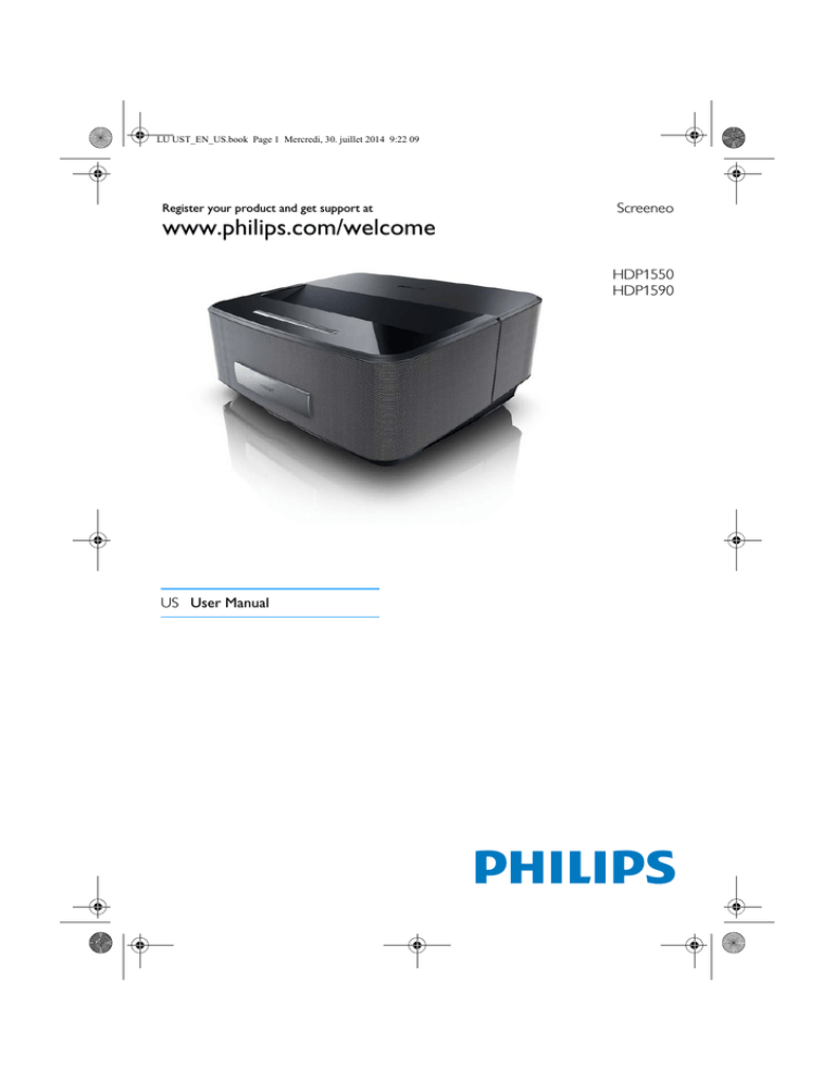 Philips HDP1590 User manual Philips HDP1590 User manual